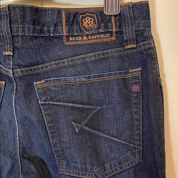 Rock & Republic Other - Men's Rock & Republic Dark Blue Jeans 34 X 30